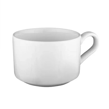 Чашка чайная Белая Практик 250 мл фарфор