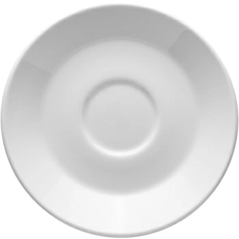 Блюдце «Монако Вайт»; фарфор; D=15,H=2см; белый