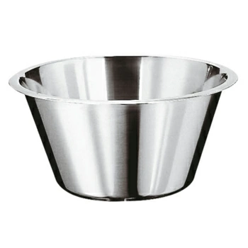 Миска; сталь нерж.; 2л; D=24.5,H=8см; металлич.