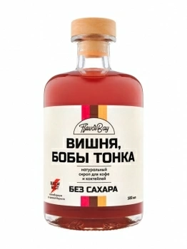 Сироп Flavor Bay без сахара Вишня и Бобы Тонка 500 мл