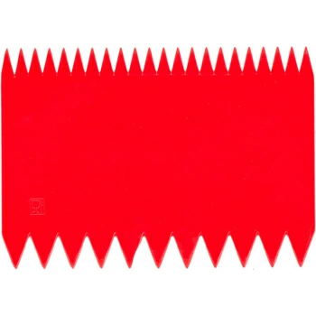 Шпатель кондит. [10шт]; пластик; H=1.5,L=11,B=7.5см; красный