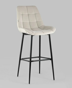 Стул барный Флекс велюр бежевый