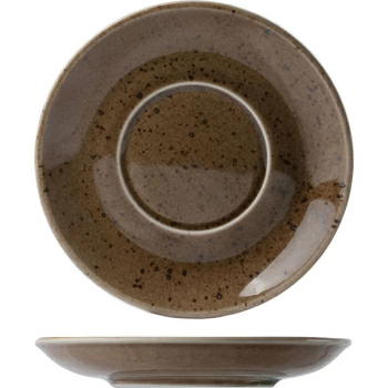 Блюдце «Кантри Стайл»; фарфор; D=16.5,H=1.5см; зелен.