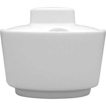 Сахарница «Кашуб-хел»; фарфор; 400мл; D=12,H=10см; белый