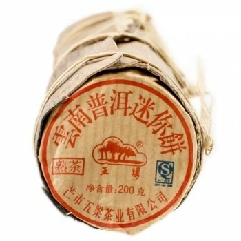 Чай пуэр Мини Бин в бамбуке Шу FPG Tea