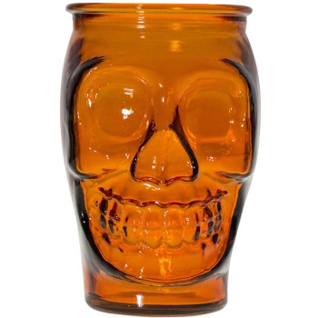 Стакан для коктейлей; стекло; 450мл; D=78,H=127мм; оранжев.