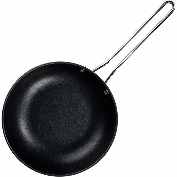 Фото Сковорода; алюм.литой,тефлон; D=32,H=8,L=62см; черный Сковорода; алюм.литой,тефлон; D=32,H=8,L=62см; черный