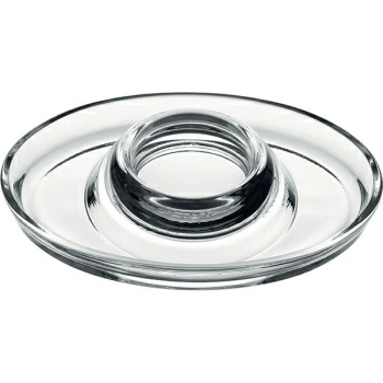 Подставка для яйца «Бейзик»; стекло; D=12.7см; прозр.