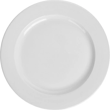 Тарелка мелкая «Монако Вайт»; фарфор; D=25.5,H=2см; белый