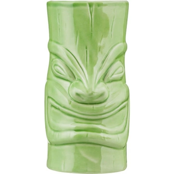 Стакан для коктейлей «Тики»; керамика; 350мл; D=79,H=148мм; зелен.