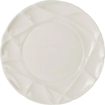 Тарелка  мелкая «Саксэшен»; фарфор; D=26,H=2.8см; белый