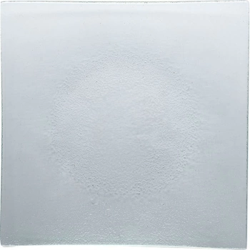 Салатник «Матиз»; стекло; 300мл; H=1.5,L=23,B=23см; прозр.,зелен.