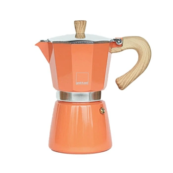 Гейзерная кофеварка Gnali&Zani Venezia оранжевый 6 порций