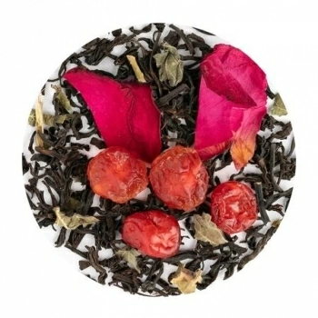 Чай ароматизированный черный Вишня с ромом LBS Tea