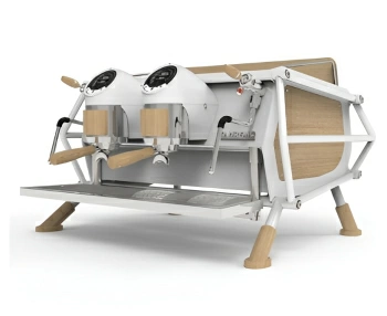 Кофемашина SANREMO CAFE RACER WHITE & WOOD Standard 2Gr