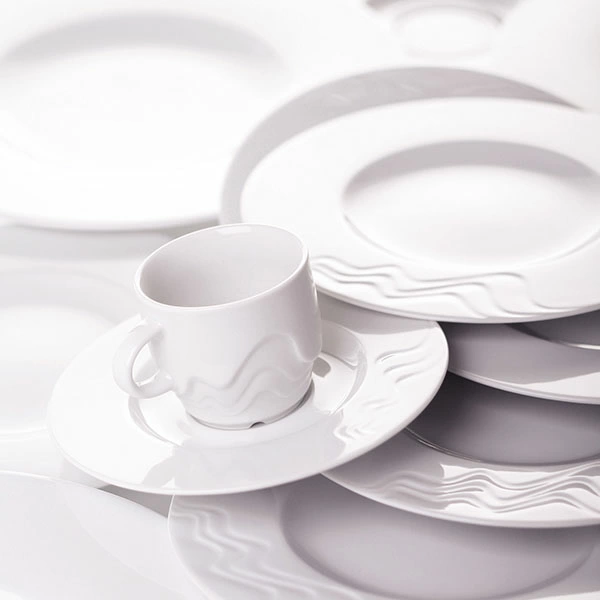 Тарелка мелкая «С-Класс Мелодия»; фарфор; D=22,H=1.5см; белый