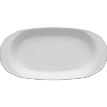 Селедочница «Меркури»; фарфор; H=2.7,L=21.8,B=11см; белый