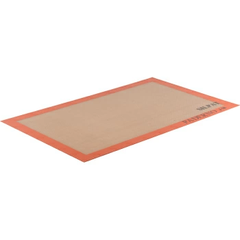 Лист для выпечки; силикон; L=53,B=32см; бежев.,коричнев.