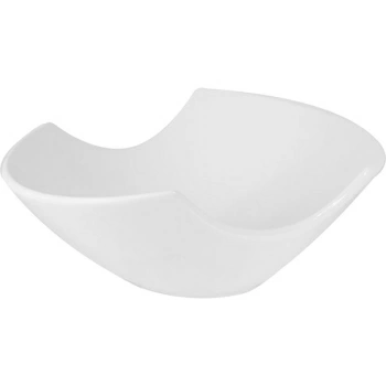 Салатник «Кунстверк»; фарфор; L=24.1см; белый