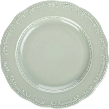 Тарелка мелкая «В.Виена Шарм»; фарфор; D=21,H=2см; зелен.