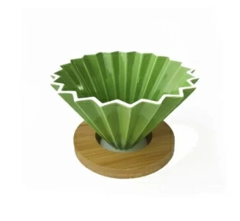 Воронка AnyBar Оригами керамика зеленый