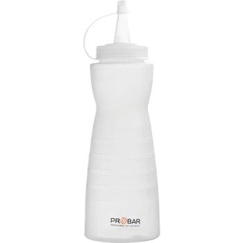 Емкость для соусов; пластик; 350мл; D=6,H=20см; прозр.