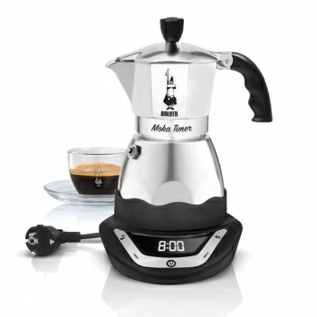 Гейзерная кофеварка Bialetti Moka Timer 6 порций