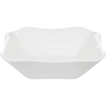 Салатник квадратный «Голубка»; фарфор; 250мл; H=3.5,L=13,B=13см; белый