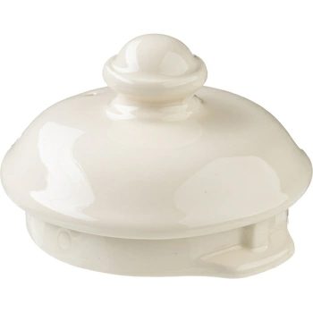 Крышка для кофейника «Айвори»; фарфор; D=5.5,H=4.5см; слон.кость
