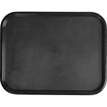 Поднос для  Фаст Фуд; пластик; H=2,L=45.5см; черный