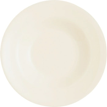 Тарелка для пасты «Зеникс»; зеникс; 600мл; D=28.5,H=4.6см; белый