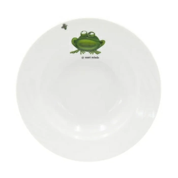Тарелка Лягушка 250 мл фарфор