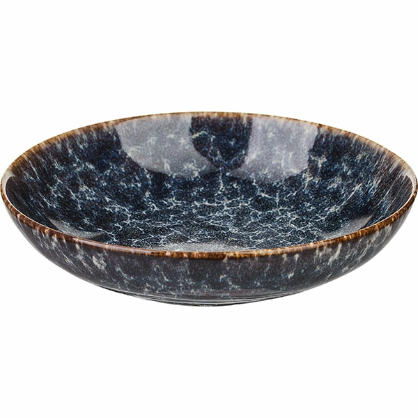 Салатник «Стоун»; фарфор; 600мл; D=19.7см; сине-серый