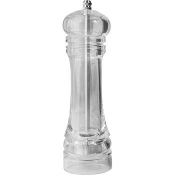 Мельница для перца метал.мех.; акрил; D=6,H=21см; прозр.,серебрян.