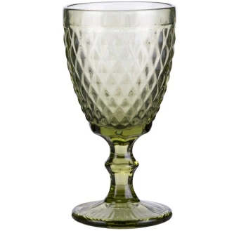 Бокал для вина Ромб 270 мл зеленый