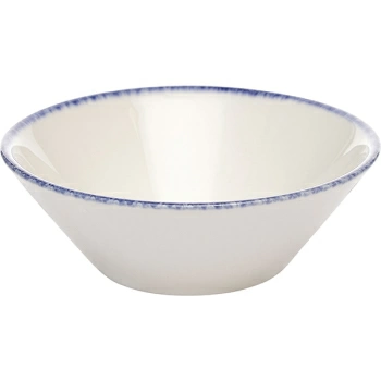 Салатник «Блю дэппл»; фарфор; D=14см; белый,синий