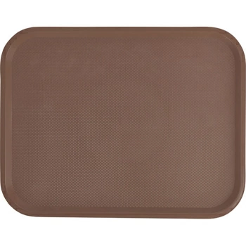 Поднос для  Фаст Фуд; пластик; H=2,L=45.5,B=35.5см; коричнев.