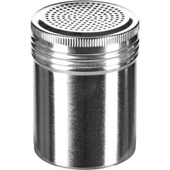 Емкость для сахарной пудры; сталь нерж.; D=7,H=12см; металлич.