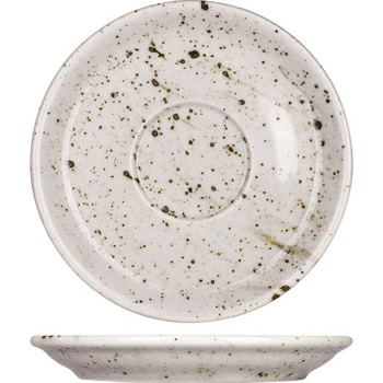 Блюдце «Лайфстиль»; фарфор; D=13,H=1.9см; песочн.