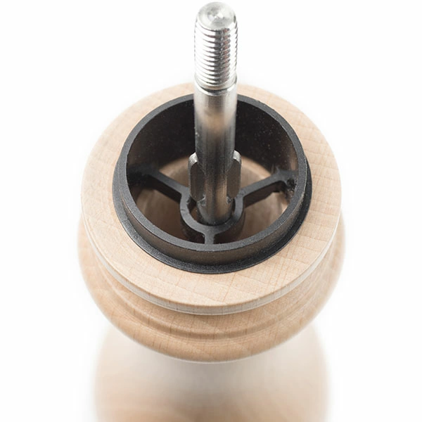 Мельница для перца метал.мех.; дерево; D=7.5,H=40см; св. дерево