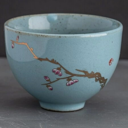 Чаша Ветка с бутонами LBS 70 мл бирюза