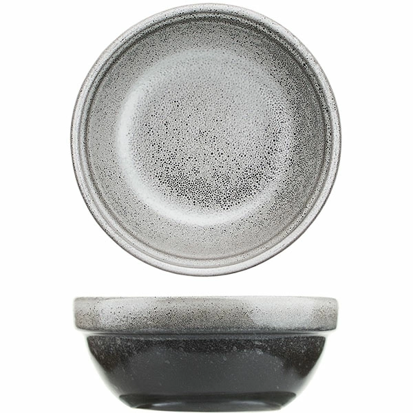 Салатник «Млечный путь»; фарфор; 300мл; D=13см; черный