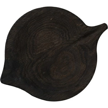 Блюдо «Ольха» темный дуб; H=3,L=18.5,B=13см