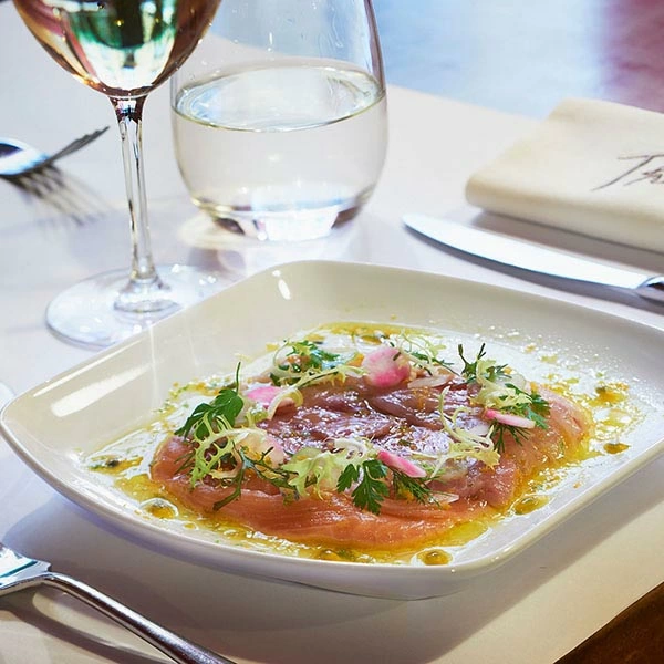 Тарелка квадр.; фарфор; H=2.9,L=20.8,B=20см; белый