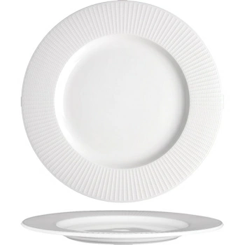 Тарелка  мелкая «Уиллоу»; фарфор; D=28.5см; белый