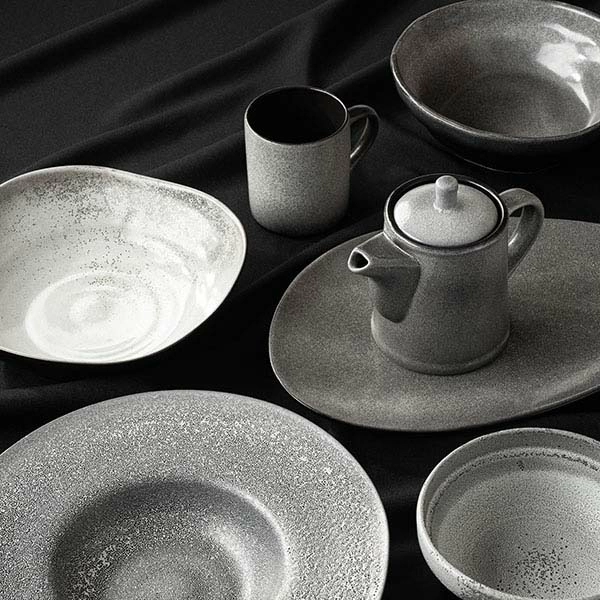 Чайник «Млечный путь»; фарфор; 500мл; черный