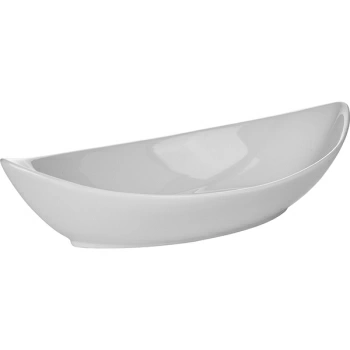 Салатник; фарфор; H=7.5,L=31.5,B=15см