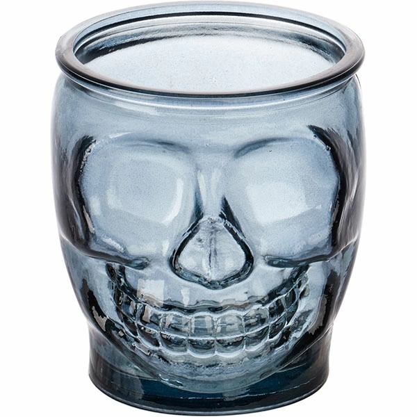 Стакан для коктейлей; стекло; 400мл; D=89,H=102мм; синий