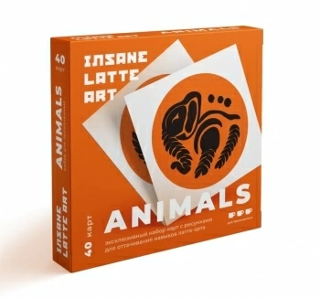 Набор карточек Insane Latte Art Animals