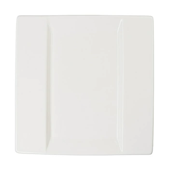 Блюдо квадр. «Фрейм»; фарфор; L=25.5,B=25.5см; белый